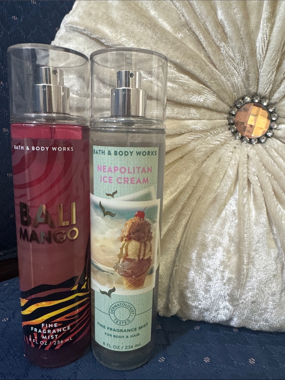 Bath & Body Works Bali Mango and Neapolitan Ice Cream Fine Fragrance Mist!